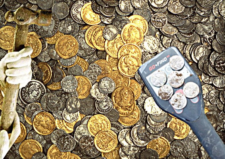 Монетите говорят: Монети на стойност 3,8 милиона долара открити с металотърсач! 