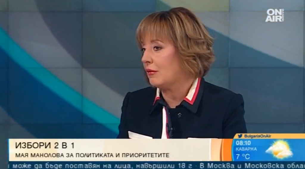 Манолова: Правителството да спре временно износа на дърва за огрев и ток